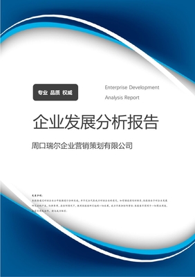 周口瑞爾企業營銷策劃介紹企業發展分析報告